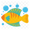 Yellow Fish Fish Ocean Icon