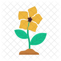 Yellow flower  Icon