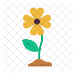 Yellow flower  Icon