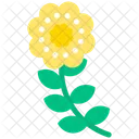 Yellow Flower Flora Icon