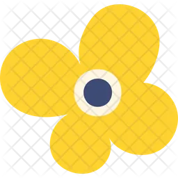 Yellow Flower  Icon