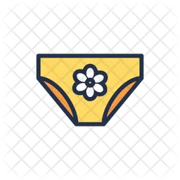 Yellow Flower Underpants  Icon