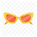 Yellow Glasses Glasses Sunglasses Icône