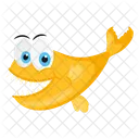 Yellow Koi Fish  Icon