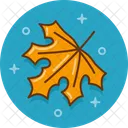 Yellow Leaf Nature Icon