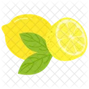 Yellow Lemon Lemon Healthy Icon