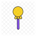 Yellow Lollipop  Icon