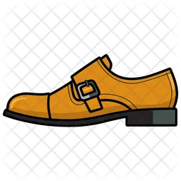Yellow Monk Strap Shoes  Icon