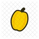 Yellow Paprica Pepper Vegetable Icon