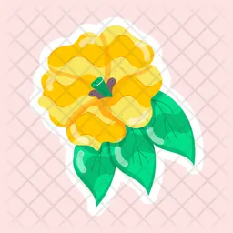 Yellow Petunia  Icon