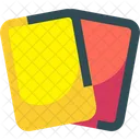 Yellow Red Card  Icon