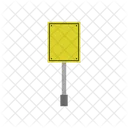 Yellow Road Sign Yellow Sign Icon