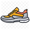 Footwear Icon Flat Style Symbol