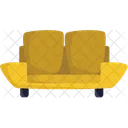 Yellow Sofa  Icon