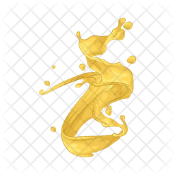 Yellow splash  Icon