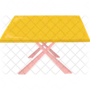Yellow Table  Icon