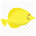 Yellow Tang Freshwater Fish Aquatic Fish Icon