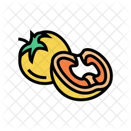 Yellow Tomato  Icon