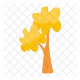 Yellow tree  Icon