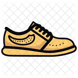 Yellow  Wingtip Derby Sneakers Shoes  Icon
