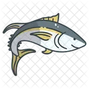 Yellowfin Tuna Fish Icon