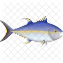 Yellowfin Tuna Fish Seafood Icon
