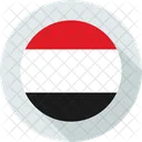 Yemen Flag Of Yemen Yemens Circled Flag Icon