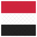 イエメン、国旗 アイコン