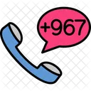 Yemen Dial Code  Icon