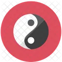 Yin Yang Streamline Kameleon Icon