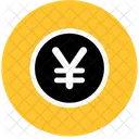 Yen Coin Streamline Kameleon Icon