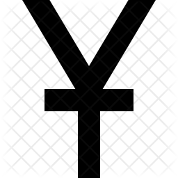 Yen Icon Of Glyph Style Available In Svg Png Eps Ai Icon Fonts