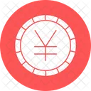 Yen Coin Currency Sign Icon