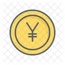 Yen Currency Coin Icon