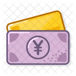 Yen And Card  Icon