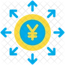 Yen-Ausgaben  Symbol