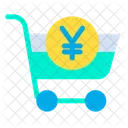 Carrello E Commerce Denaro Icon