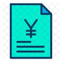 Document Business Document Yen Agreement Icon
