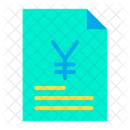 Yen Document  Icon