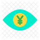 Yen Eye  Icon