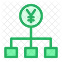 Flowchart Yen Money Chart Icon