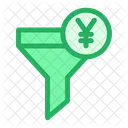 Funnel Yen Filter Icon