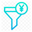 Funnel Yen Filter Icon