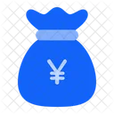 Yen-Geldbeutel  Symbol