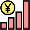 Yen Graph  Icon