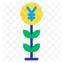 Plant Grow Yen Plant Icon