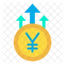 Yen Growth Business Growth Money Growth Icon