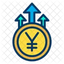 Yen Growth Business Growth Money Growth Icon
