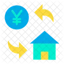 Yen Home Cost  Icon