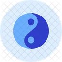 Yin Yang Streamline Kameleon Icon